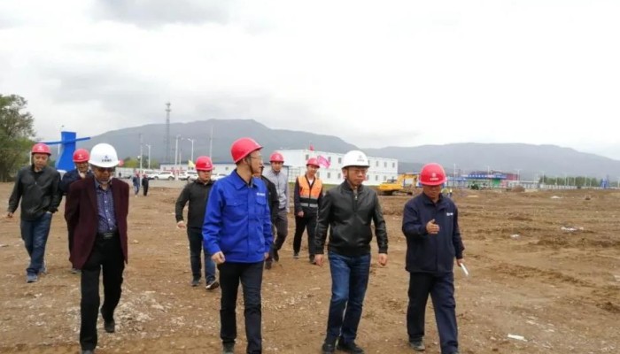 党委副书记、总经理戴少军带队对龙隐湿地工程项目进行安全质量标准化施工综合检查