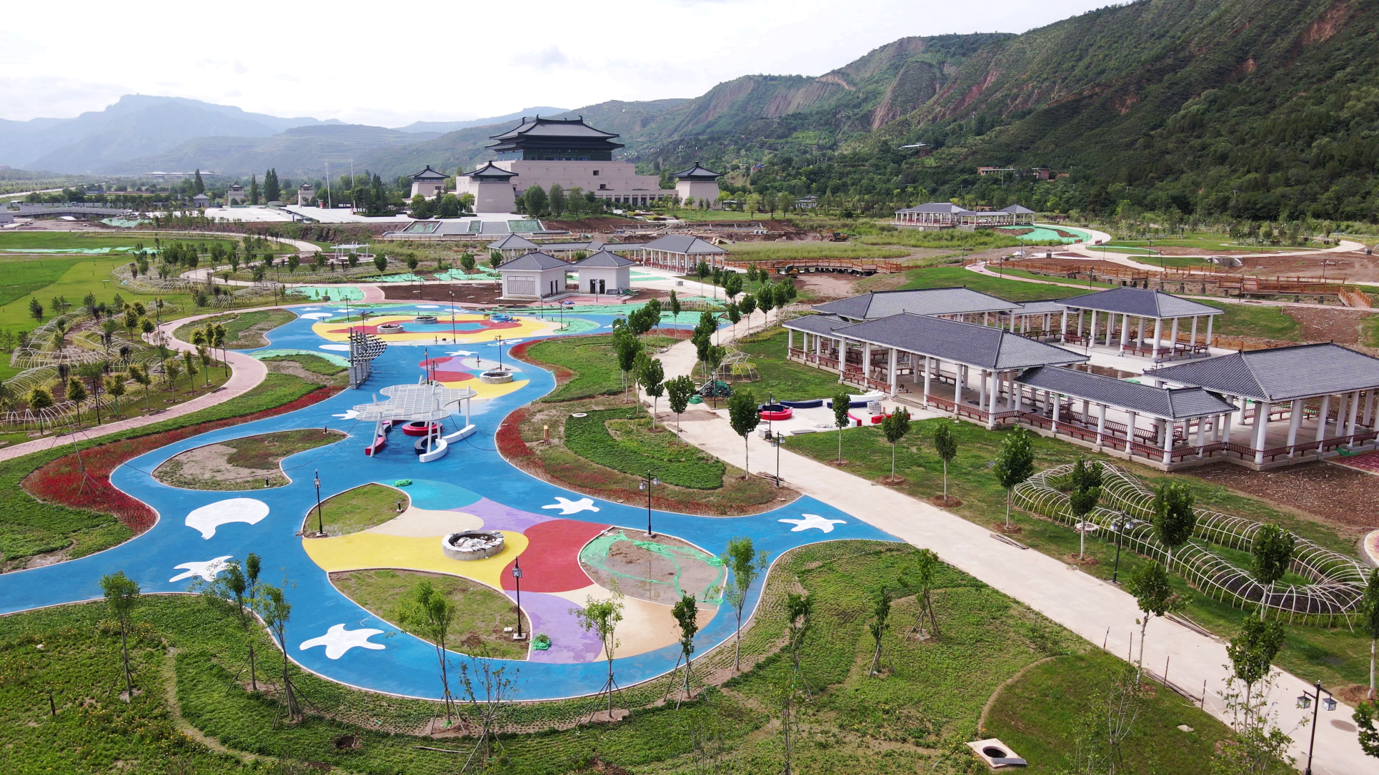 平凉中心城区泾河生态湿地修复保护龙隐湿地工程.png